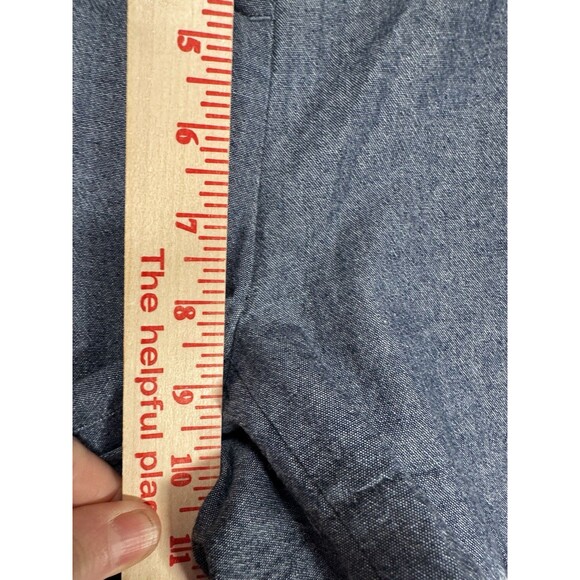 Kenar Blue Scalloped Hem Shorts Size 4 Flat Front Pockets Woman’s - Picture 7 of 7